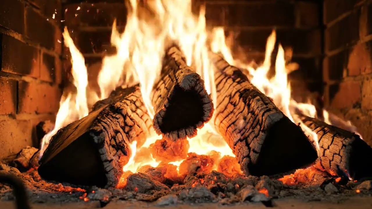şömine alevi- Fireplace 2 saat #fireplace #şömine #nature #fire #backgroundmusic #fireplaceambience