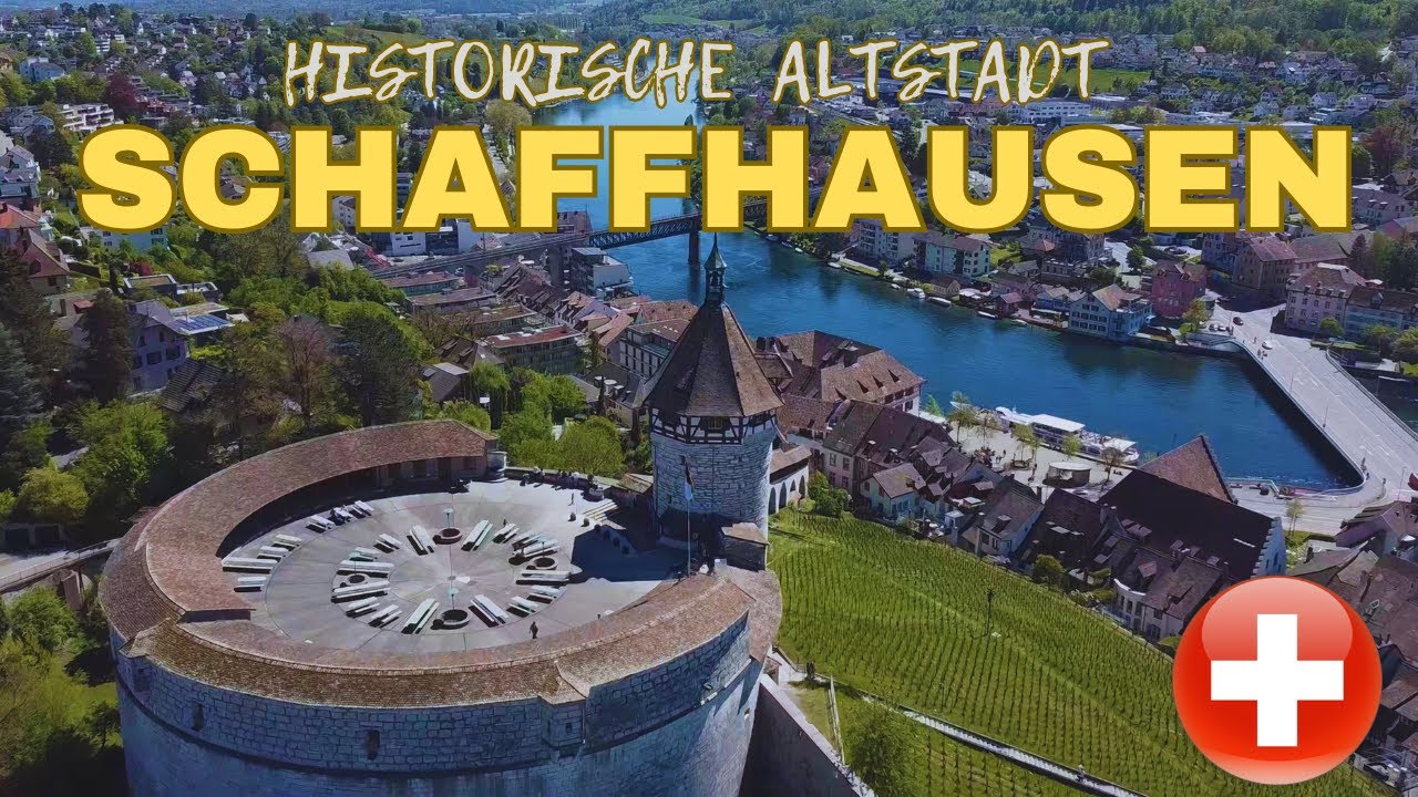 Schaffhausen Rundgang in der historischen Altstadt 🇨🇭 4k