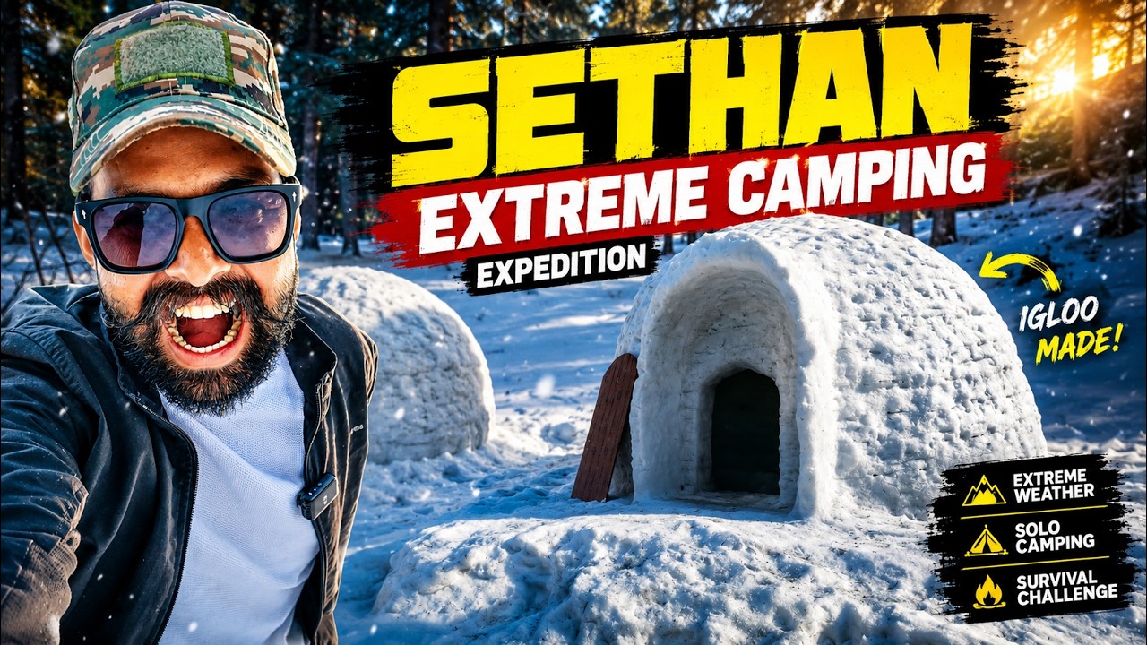 Hidden Igloo Village Near Manali 😱 Extreme Snow Drive to Sethan
