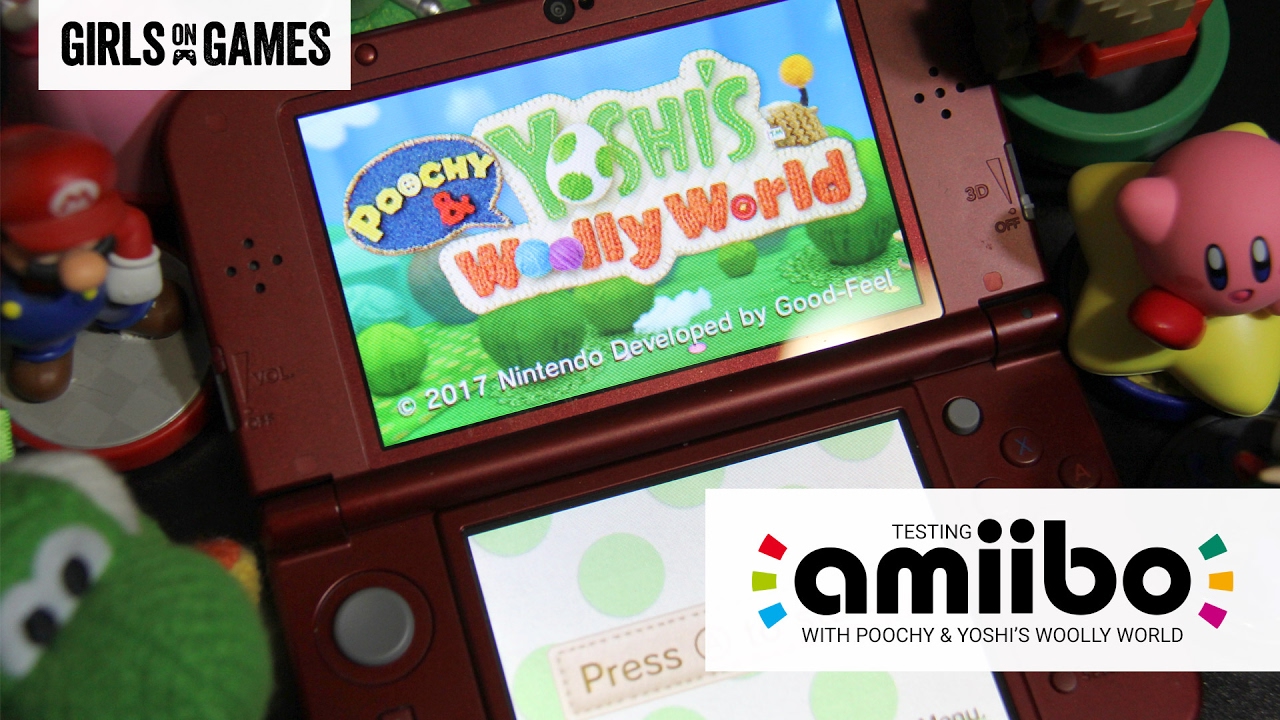 Testing Amiibos with Poochy & Yoshi's Woolly World on Nintendo 3DS
