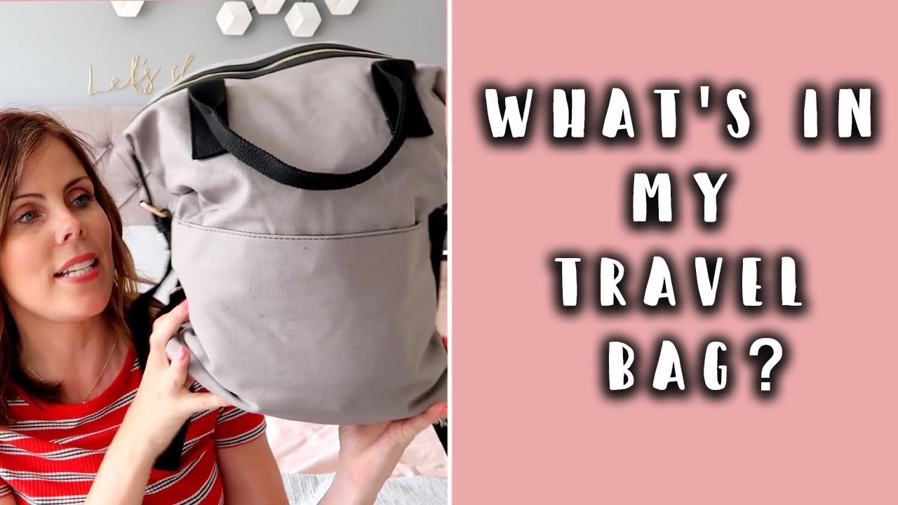WHAT'S IN MY TRAVEL BAG? MY FLIGHT ESSENTIALS