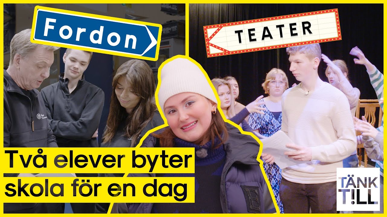 Fordonselev och teaterelev byter klass med varandra!