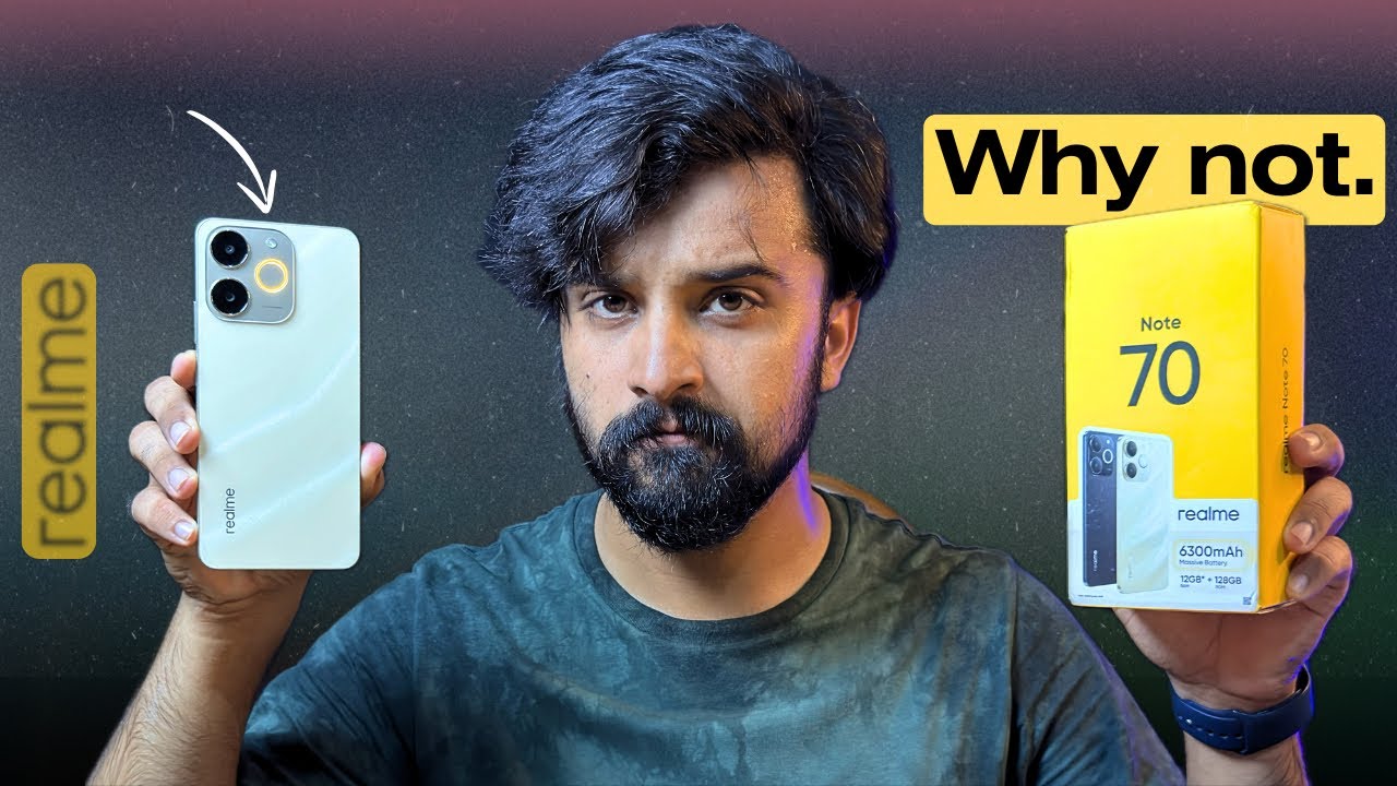 Realme Note 70 - Unboxing and Review with Camera Test | 6300 mAh Battery & Pulse Light🔥