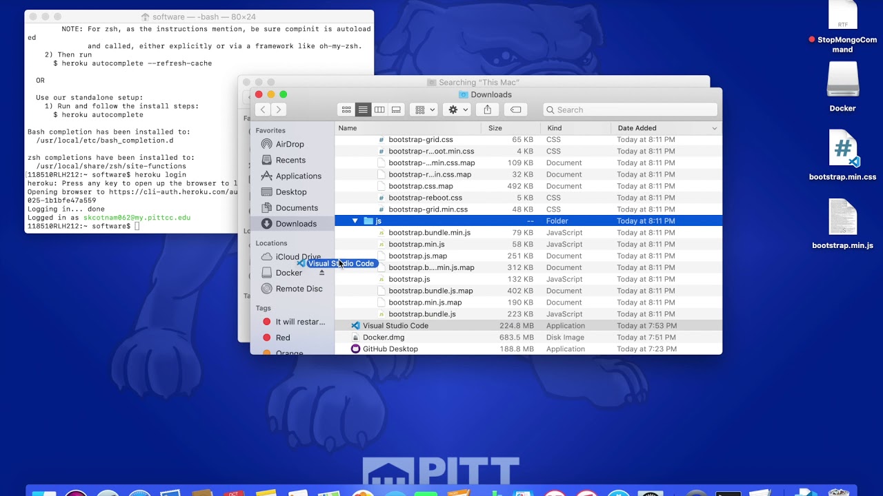 MAC ONLY - Downloaded apps must be moved to Application folder before use