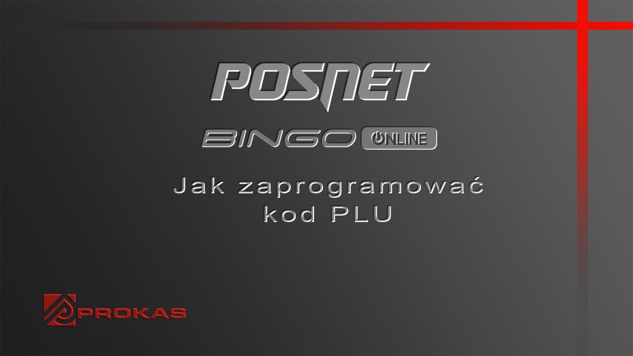 Kasa fiskalna Posnet Bingo Max - jak zaprogramować nowy kod PLU
