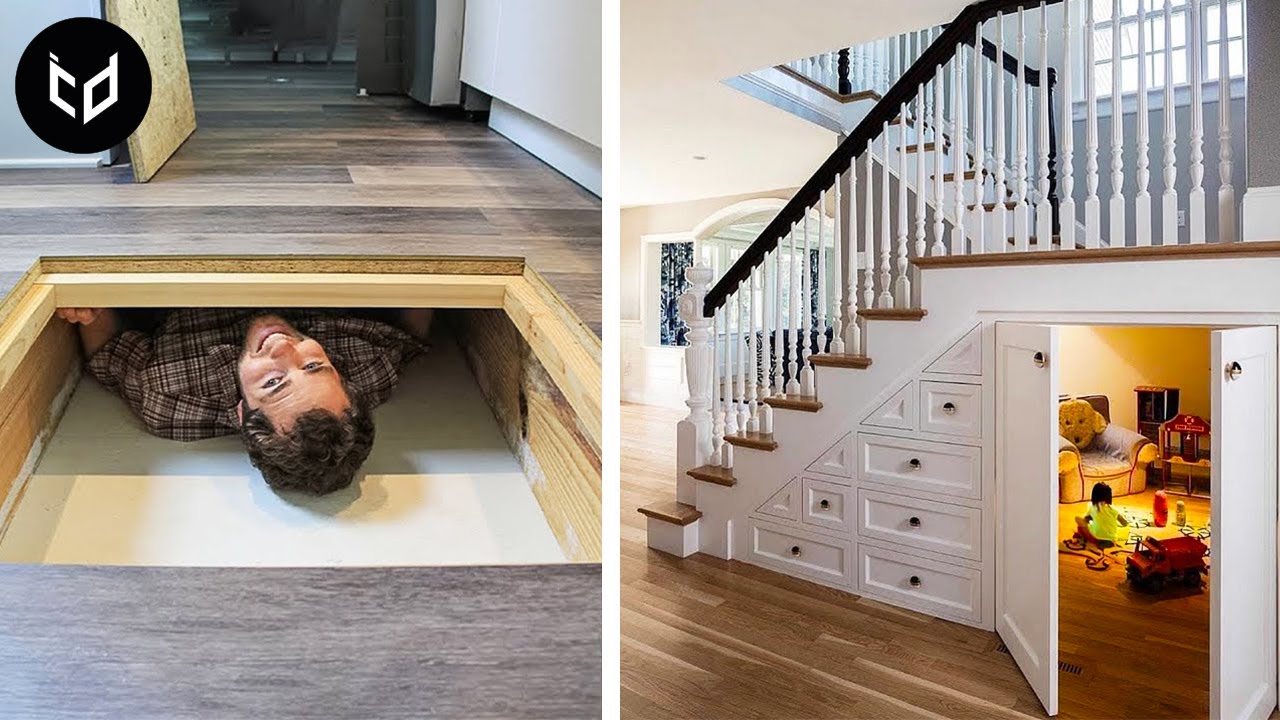 INCREDIBLY INGENIOUS Hidden Rooms and Secret Furniture Best Of All TIME part 2