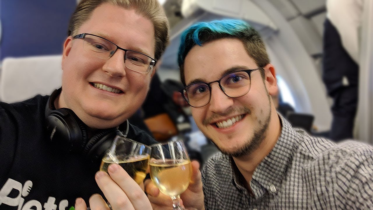 Seps erstes Mal Business Class (Lufthansa A380)