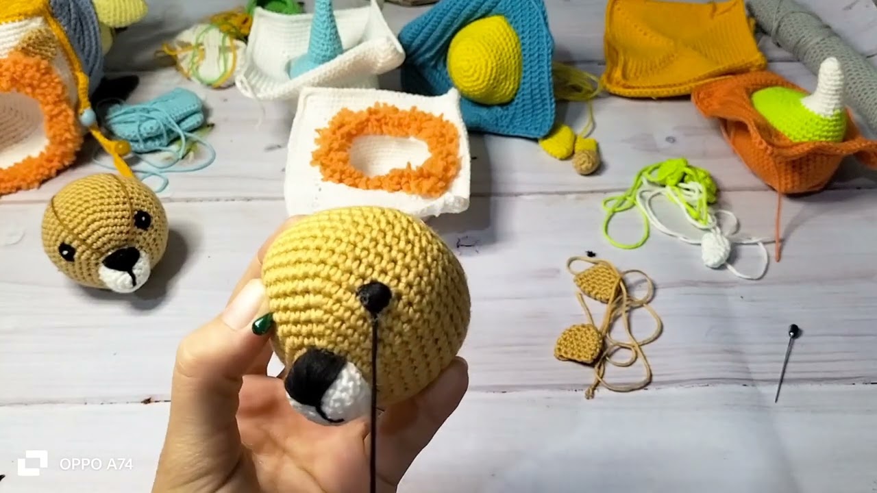 Eğitici Oyuncak 7.bölüm yüz işlemeleri #crochet #eğiticioyuncak #faitmain #handgestrickt #amigurumi