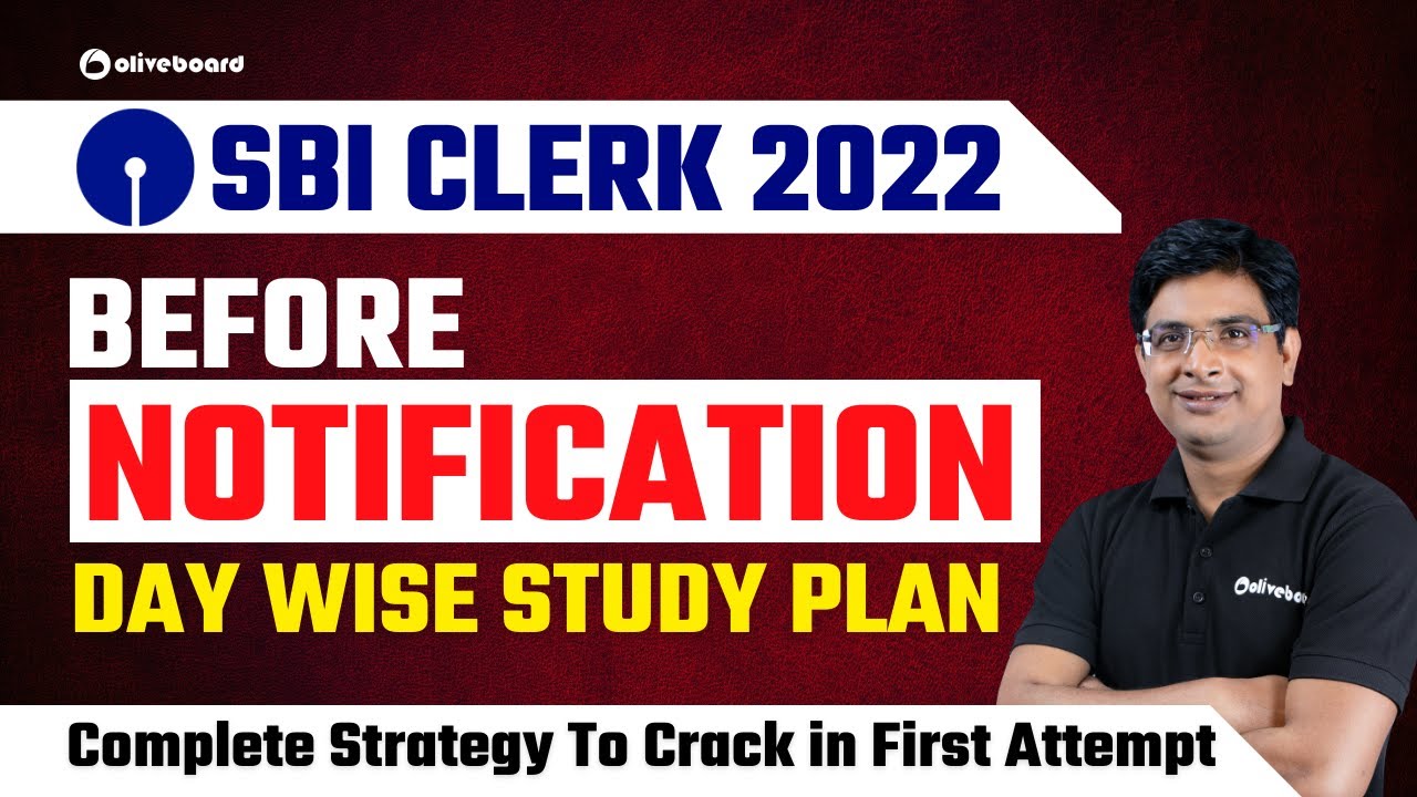 Before SBI Clerk Notification 2022 Day Wise Study Plan | SBI Clerk Preparation Strategy | Vivek Sir