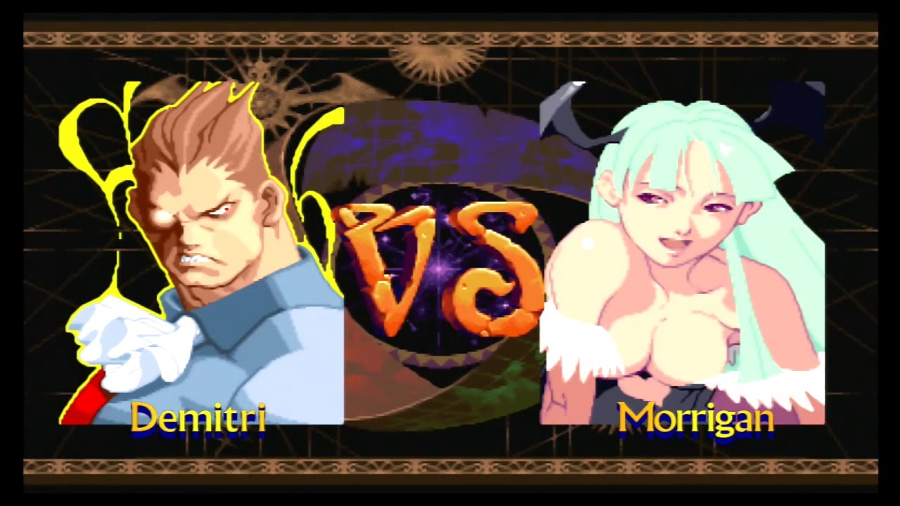 Darkstalkers 3 - Demitri Arcade Mode