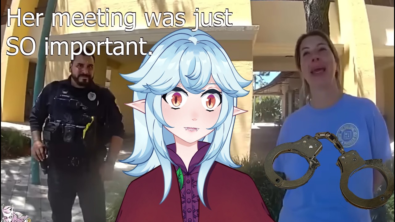 Karen Thinks Her Job is More Important Than Garbage Man's | Florida Man Arrest Cam