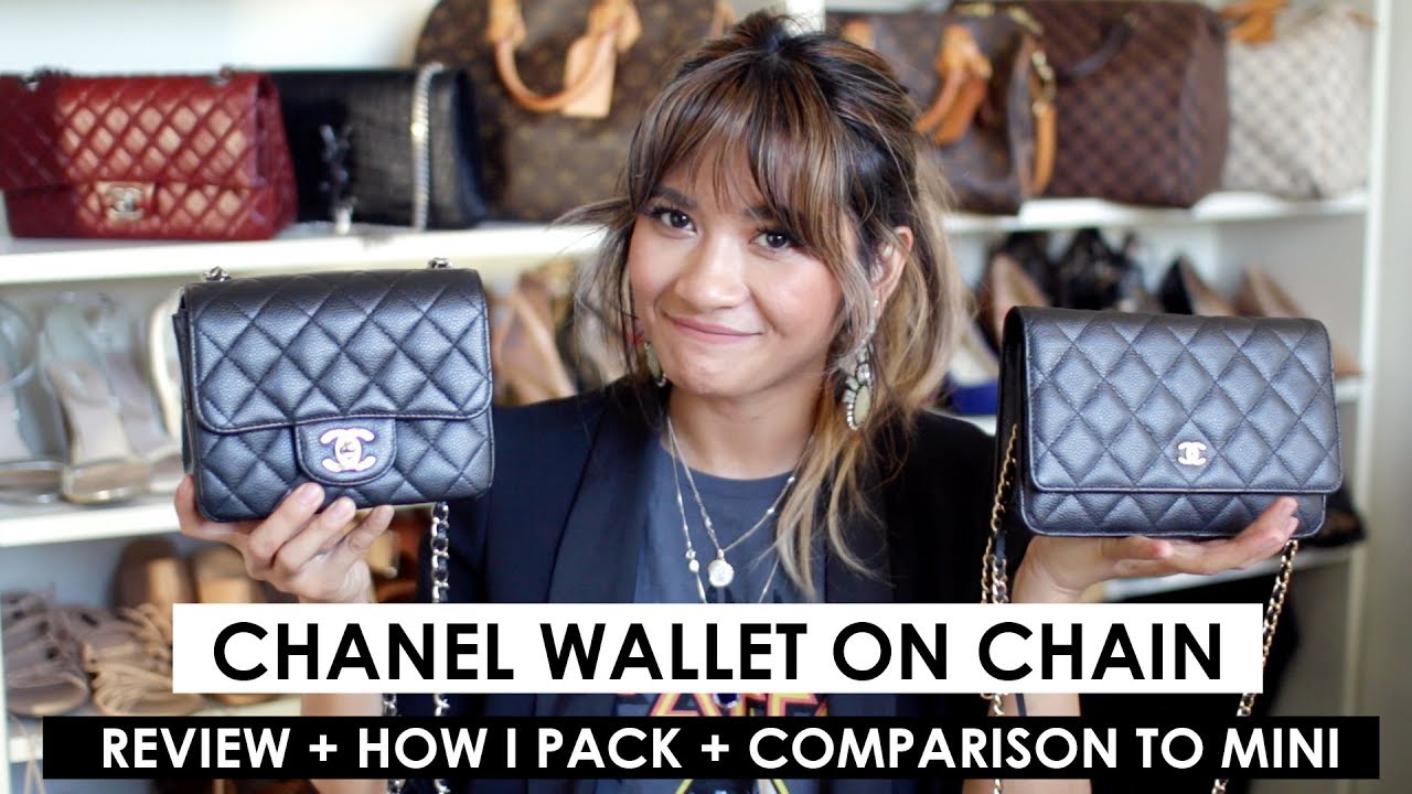 CHANEL WOC REVIEW + WHAT'S IN MY BAG / HOW I PACK + COMPARISON TO MINI