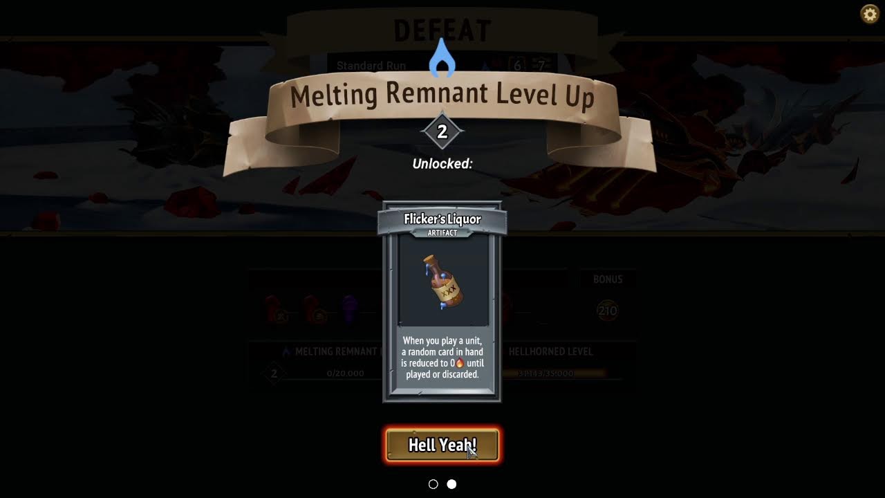 Monster Train gameplay - Hellhorned/Umbra (Covenant 5), Melting Remnant/Hellhorned Covenant 6