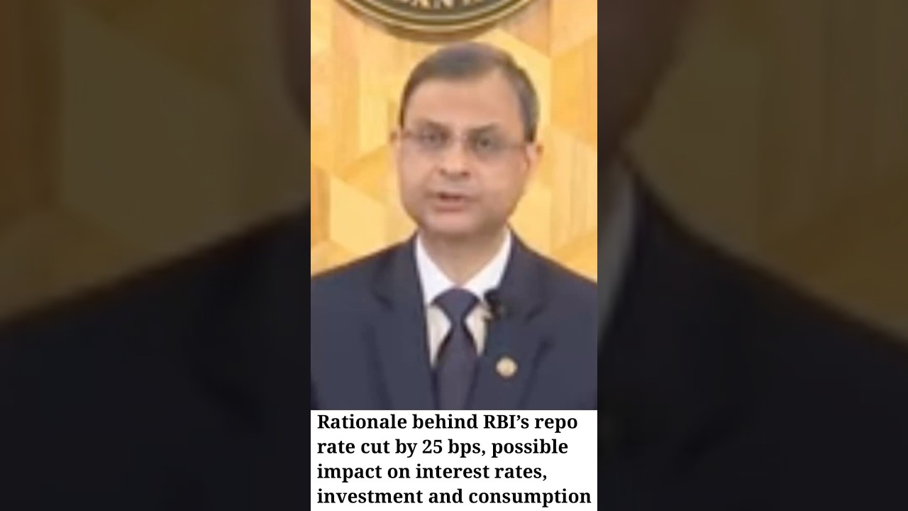RBI&rsquo;s repo rate cut by 25 bps to 6.25%✨| rbi repo rate cut | rbi rate cut news today | rbi repo rate