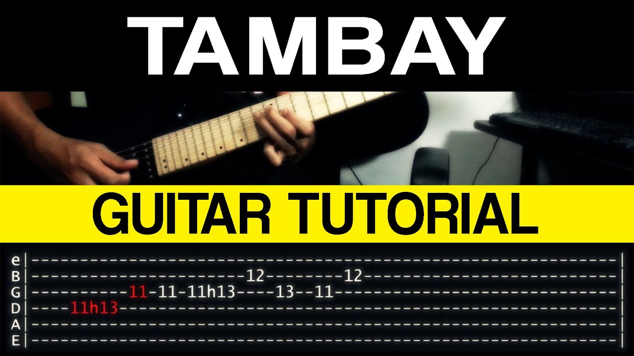 Tambay - Sponge Cola Guitar Tutorial (WITH TAB)