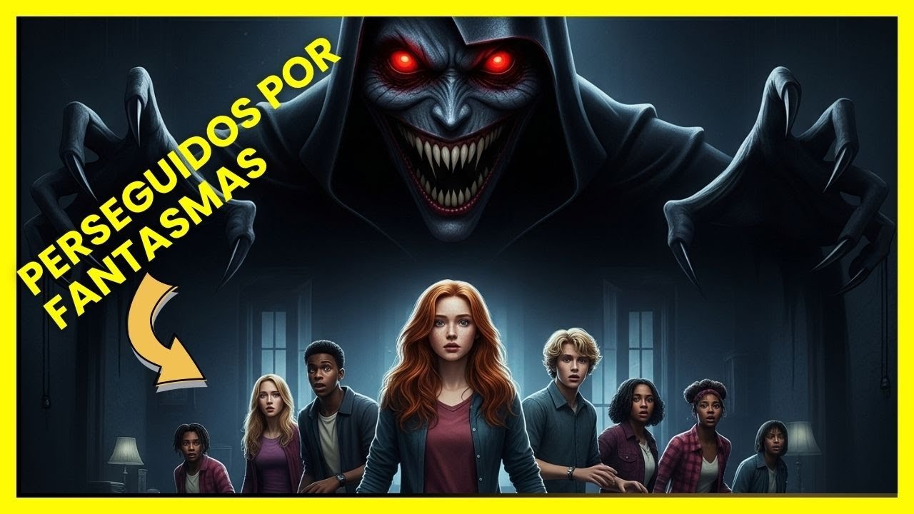 Grupo de AMIGOS v&atilde;o parar em OUTRA DIMENS&Atilde;O e enfrentam Fantasmas | Manhwa Recap | Parte 1