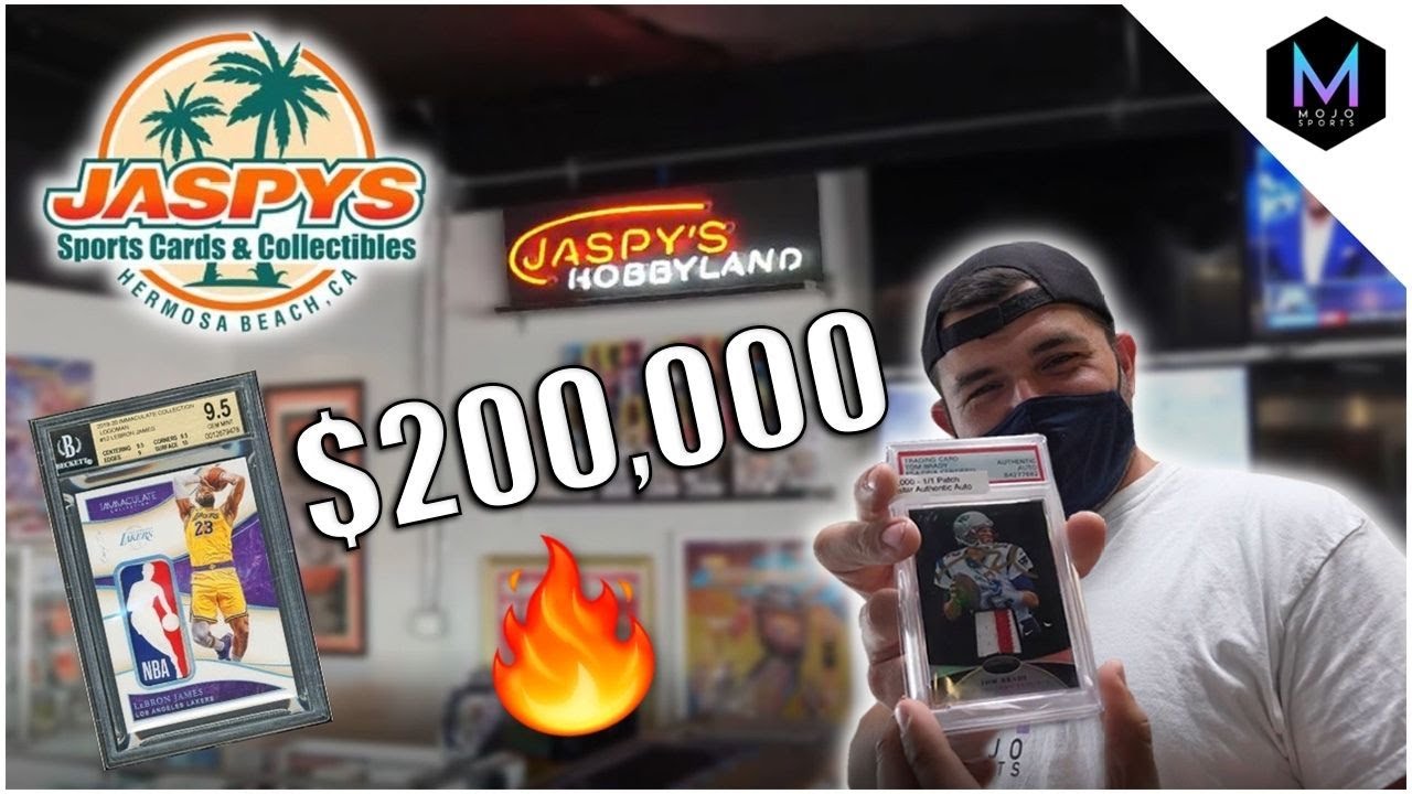 INSANE TRADING CARD SHOP: JASPYS SPORTS CARDS & COLLECTIBLES TOUR
