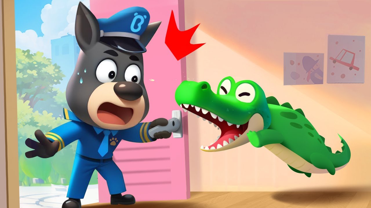 Hewan Liar Bukan untuk Dipelihara🐊| Tips Keamanan | Main Aman | Kartun Lucu | Kepala Polisi Labrador