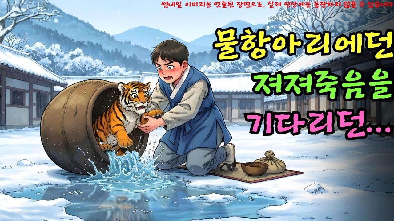 👌잠자기전 듣는 옛날이야기 1시|물항아리에 던져져 죽음을 기다리던 아기 호랑이… 소년의 비밀 구조와 따뜻한 돌봄ㅣ옛날이야기 ㅣ민담 ㅣ오디오북ㅣ전설ㅣ설화 ㅣ야담