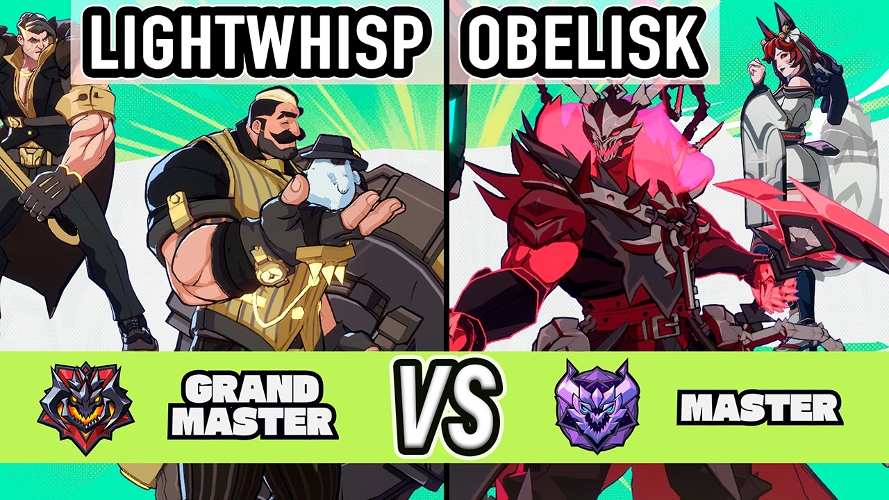 2XKO ▰ LightWhisp (Braum / Darius) vs Obelisk (Thresh / Ahri) ▰ High Level Gameplay