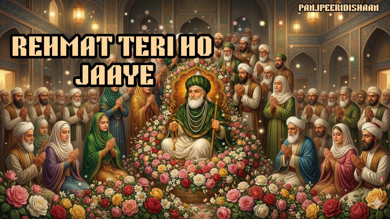 Rehmat teri hojaye | QAWALI | Panjpeeridishaan | #viral #viralvideo #viralvideos #islam #islamic 