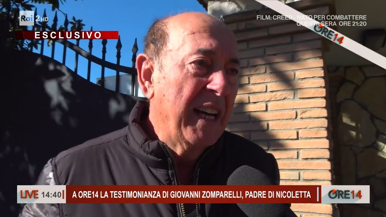 La testimonianza di Giovanni Zomparelli, padre di Nicoletta - Ore 14 del 15/02/2024