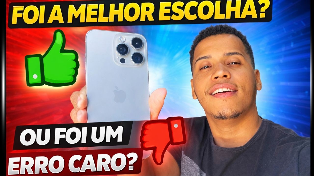 🔥 EU COMPREI o iPhone 15 Pro Max em 2026… foi a melhor escolha ou um erro caro?