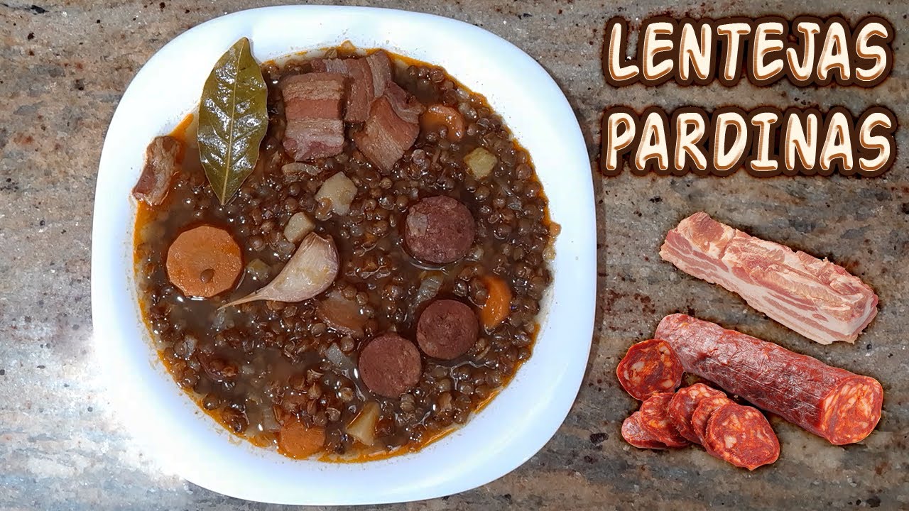 Lentejas Pardinas con Chorizo y Panceta - En sólo 20 minutos! ⏰