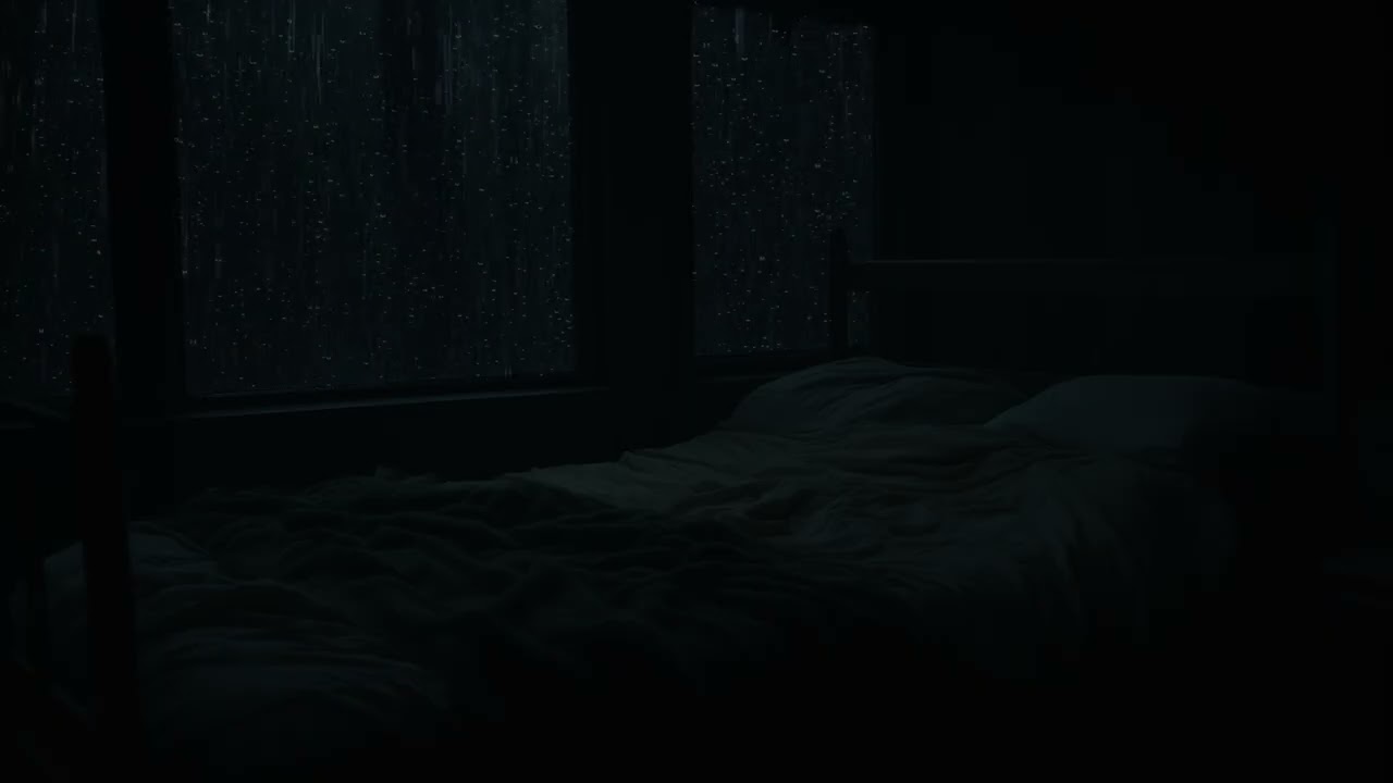Gentle Rain for Deep Sleep 2026 | 3 Hours Insomnia Relief Black Screen