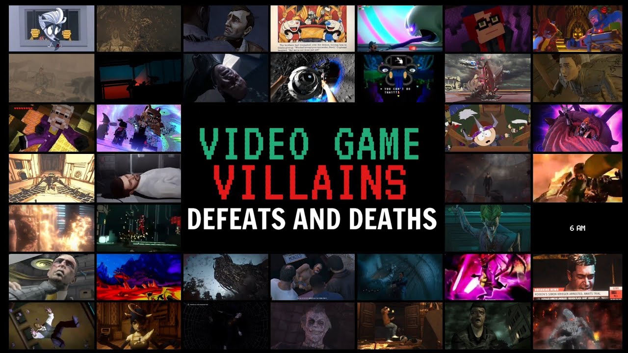 Video Game Villains Defeats