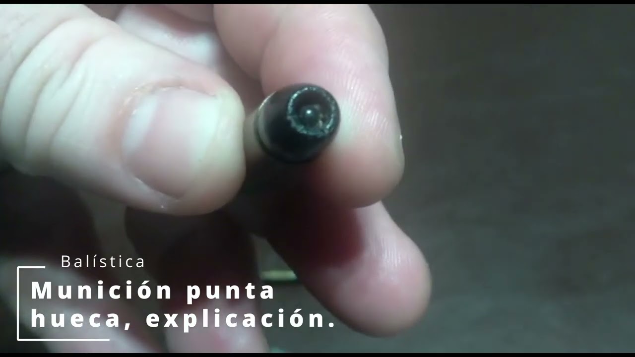 Munición punta hueca, funcionamiento.