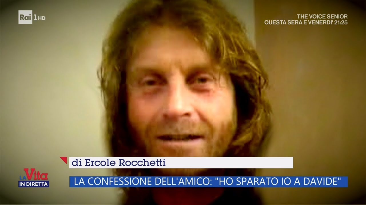 La confessione di Piero: Ho sparato io a Davide - La vita in diretta - 01/02/2023