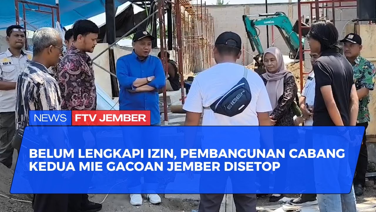 PEMBANGUNAN GERAI MIE GACOAN DIHENTIKAN