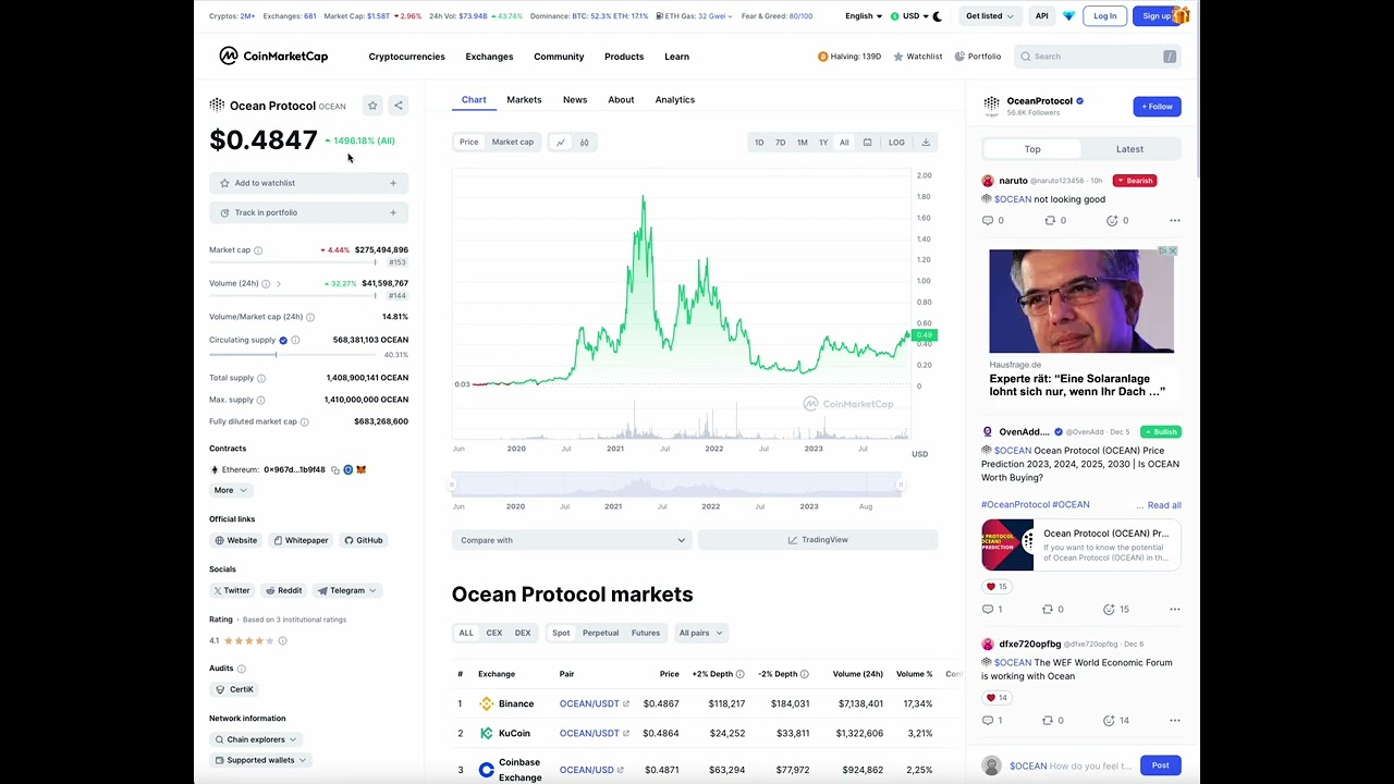 OCEAN PROTOCOL CRYPTO ABOUT TO EXPLODE !!