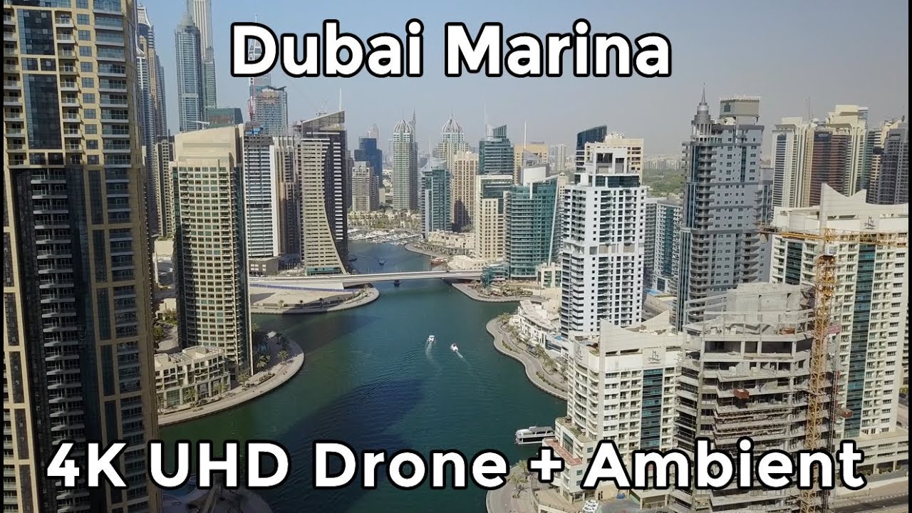DUBAI MARINA by DRONE - 4K