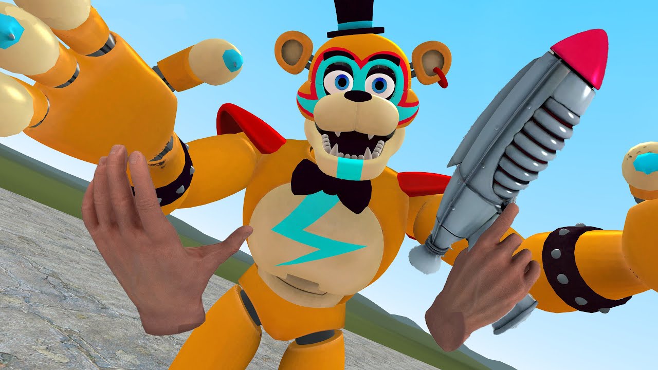 WHAT FNAF SECURITY BREACH VR LOOKS LIKE In Garry's Mod! (Five Nights at Freddy's VR Jumpscares)