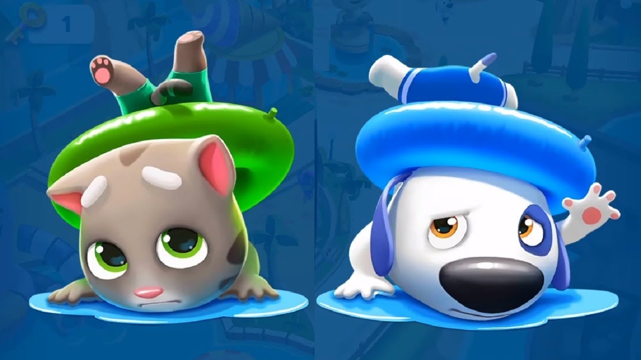 Talking Tom Pool - Water KINGDOM Walkthrough Level 155,156,157 | Cartoons Mee