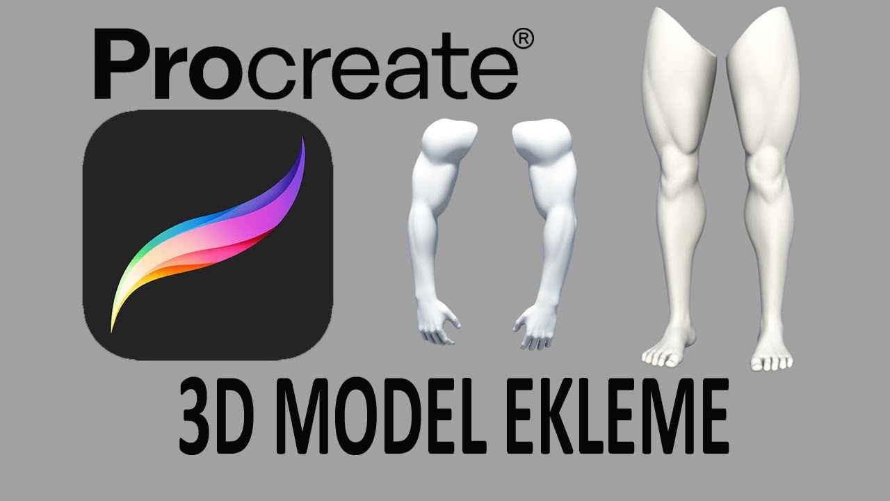 PROCREATE DÖVME TASARIMI | 3D MODEL EKLEME | TATTOO TASARIM DERSLERİ