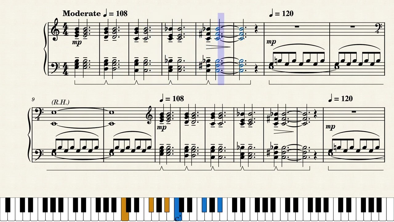 Philip Glass - Metamorphosis Five (piano)