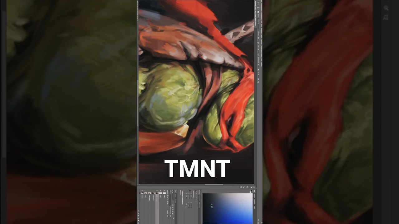 Epic TMNT Speedart ⚡ | Digital Fanart of Ninja Turtles