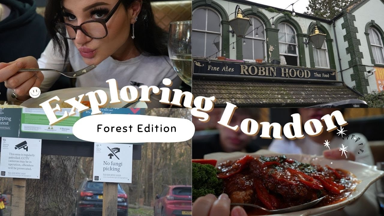 London Forest Adventure - restaurant ambiance and forest exploring
