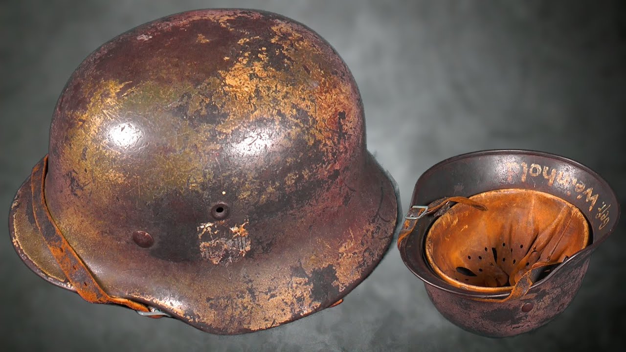 WW2 German Helmet - Original Normandy Camouflage review