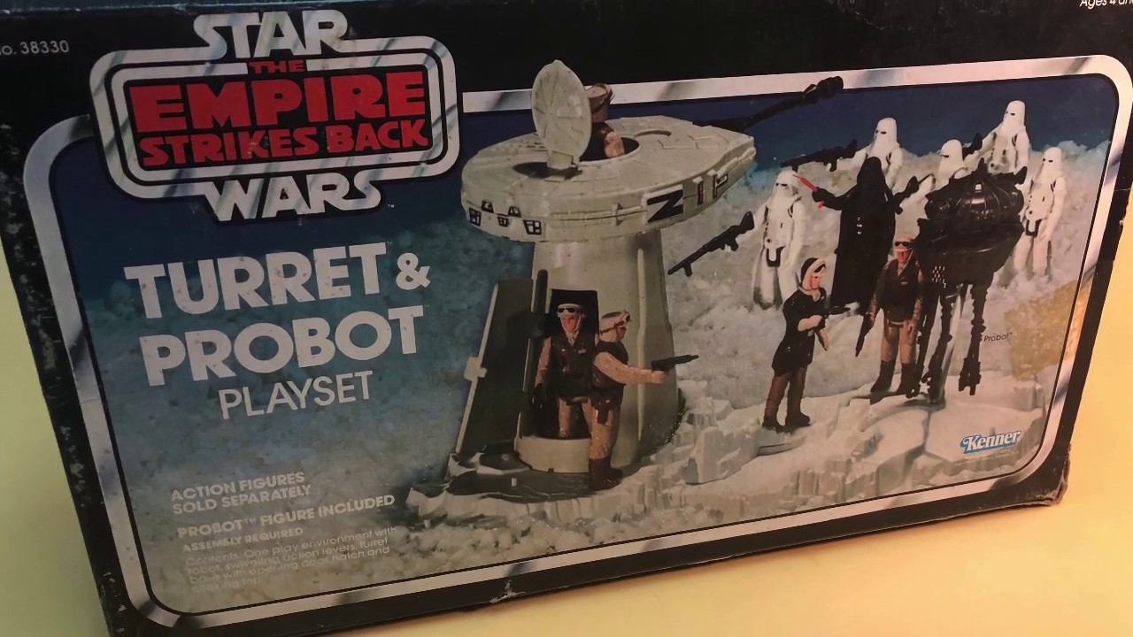 Vintage Star Wars Turret and Probot Playset