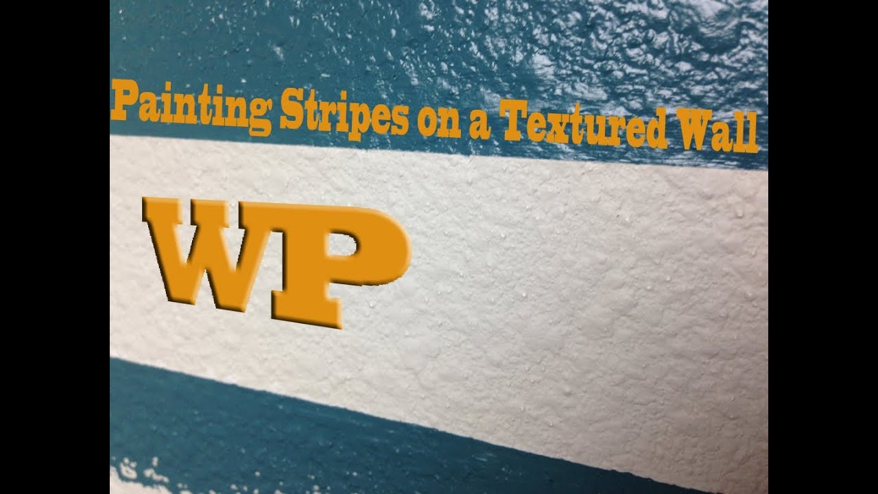 DIY Minute: How to Paint Stripes on a Textured Wall
