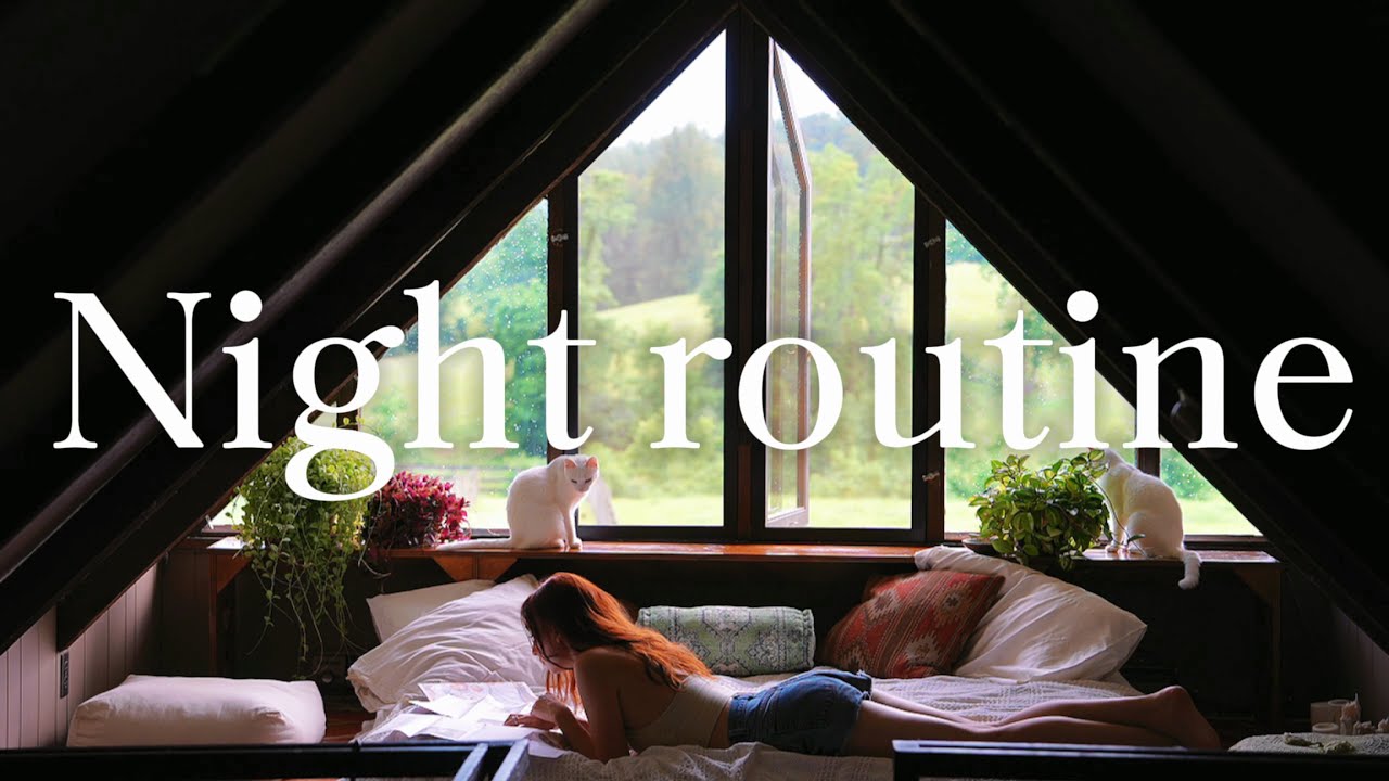 My cozy summer night routine | Living alone in the countryside vlog🌿