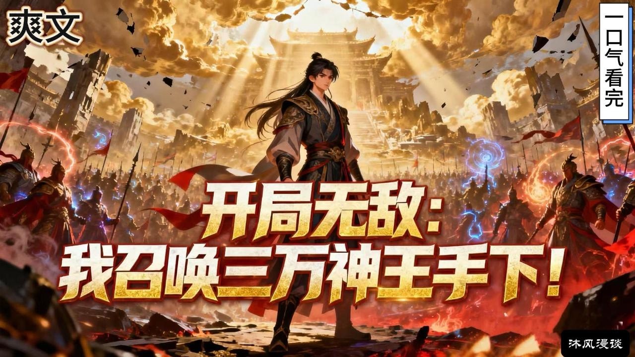 完结《开局无敌：我召唤三万神王手下！》杨帝辰一朝穿越。成为杀手神朝，斩神殿殿主！觉醒——神级召唤系统！只要建设斩神殿，完成任务，就能变强！#動漫 #穿越#有声漫画#爽文#玄幻 #无敌