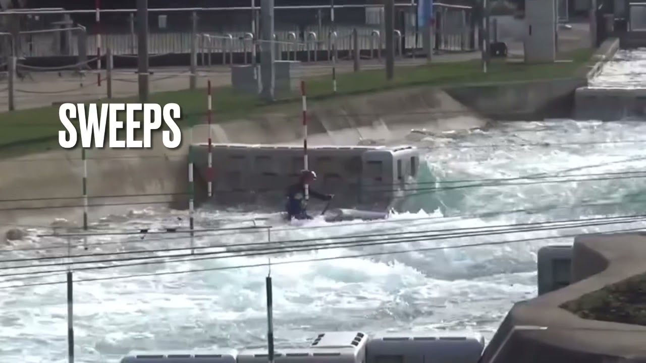Canoe Slalom Upstream Technique - Sweeps | Kimberley Woods