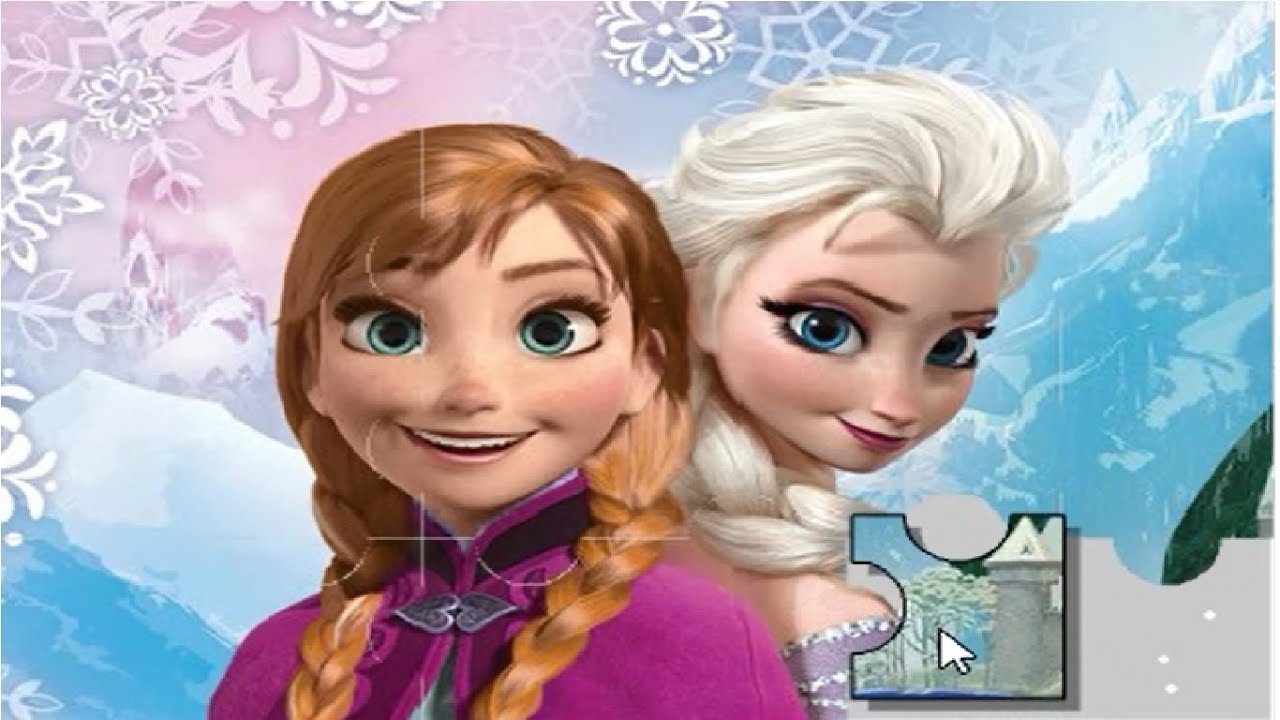 Disney  Frozen Princess Anna And Anna Puzzle 2016 / Best Baby Games For Girls