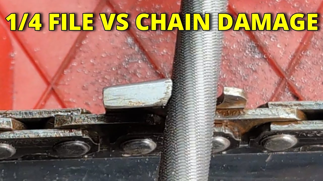 Chain sharpening - 1/4