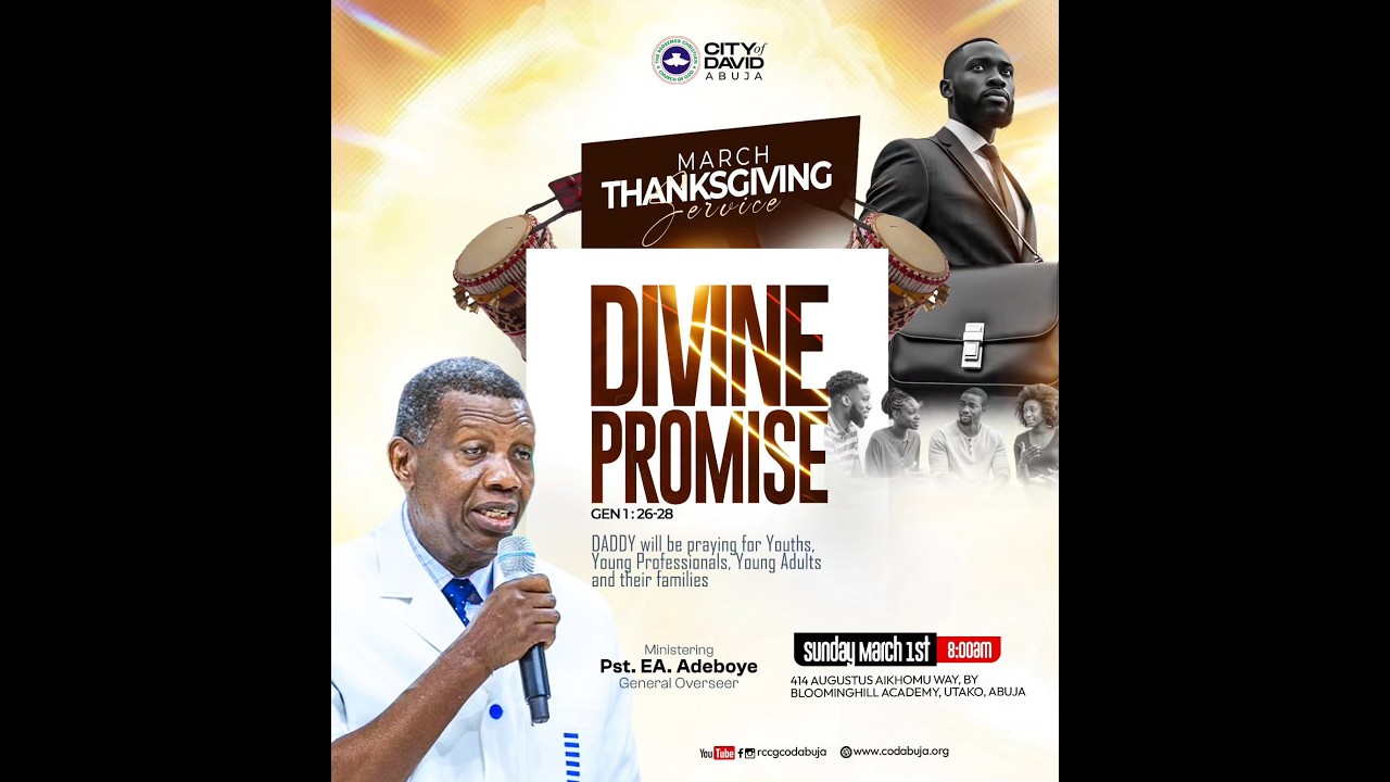 MARCH THANKSGIVING SERVICE || 1ST MARCH 2026 || DIVINE PROMISE